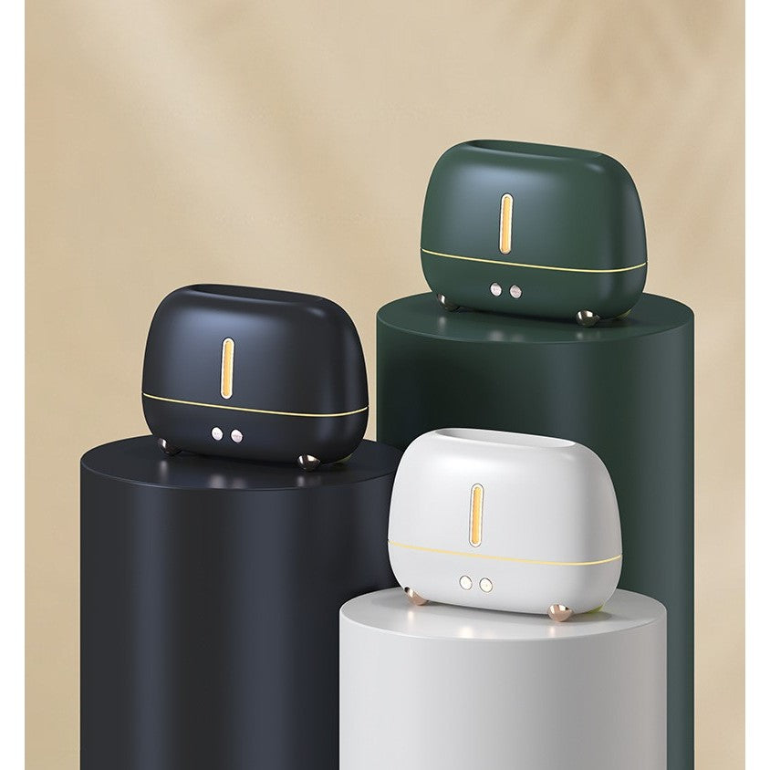 Umidificator de tip flacăra cu Aromaterapie , 7 culori , 250 ml