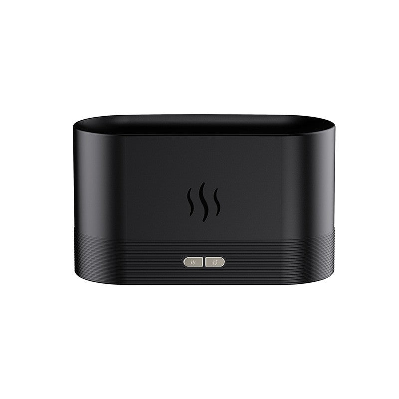 Umidificator de camera cu efect de flacăra si difuzor de aroma