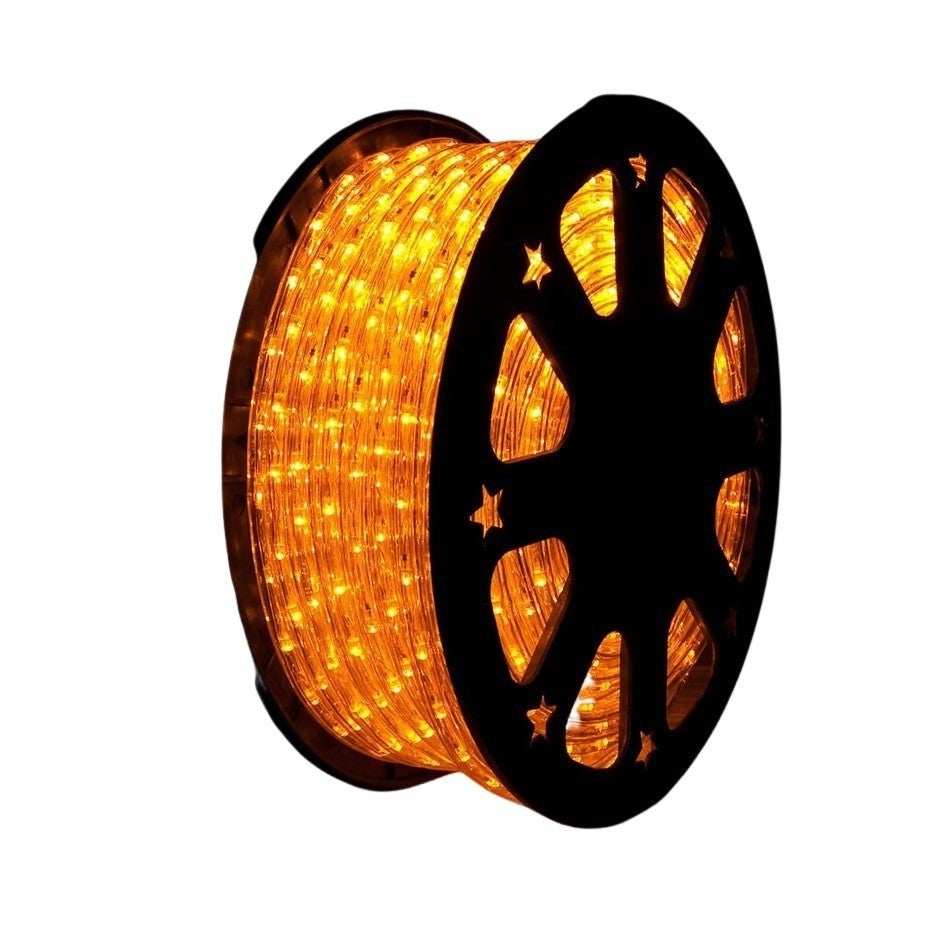 Instalație de Crăciun tip furtun liminos, 4m 96 LED-uri, sectionabila, Alb Cald