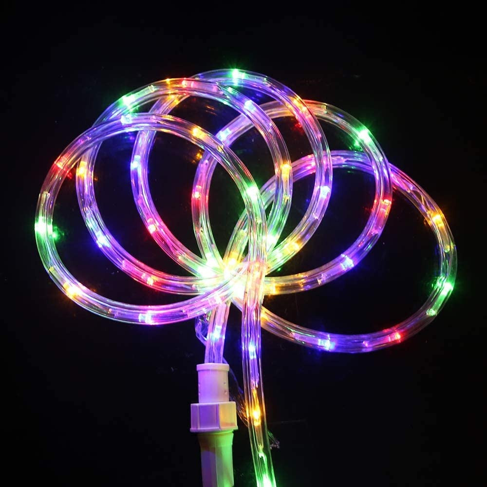Instalație de Crăciun tip furtun liminos, 2m 48 LED-uri, sectionabila, Multicolor