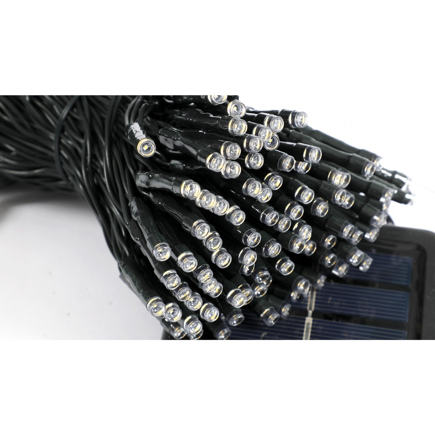 Instalație de Crăciun Solara, 20 metri, 200LED-uri, Lumina Alb Cald