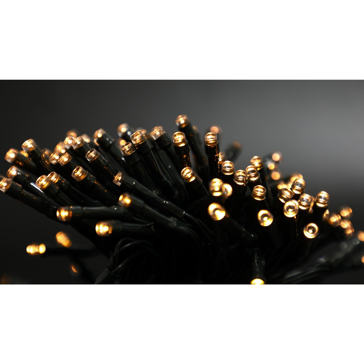 Instalație de Crăciun Solara, 20 metri, 200LED-uri, Lumina Alb Cald