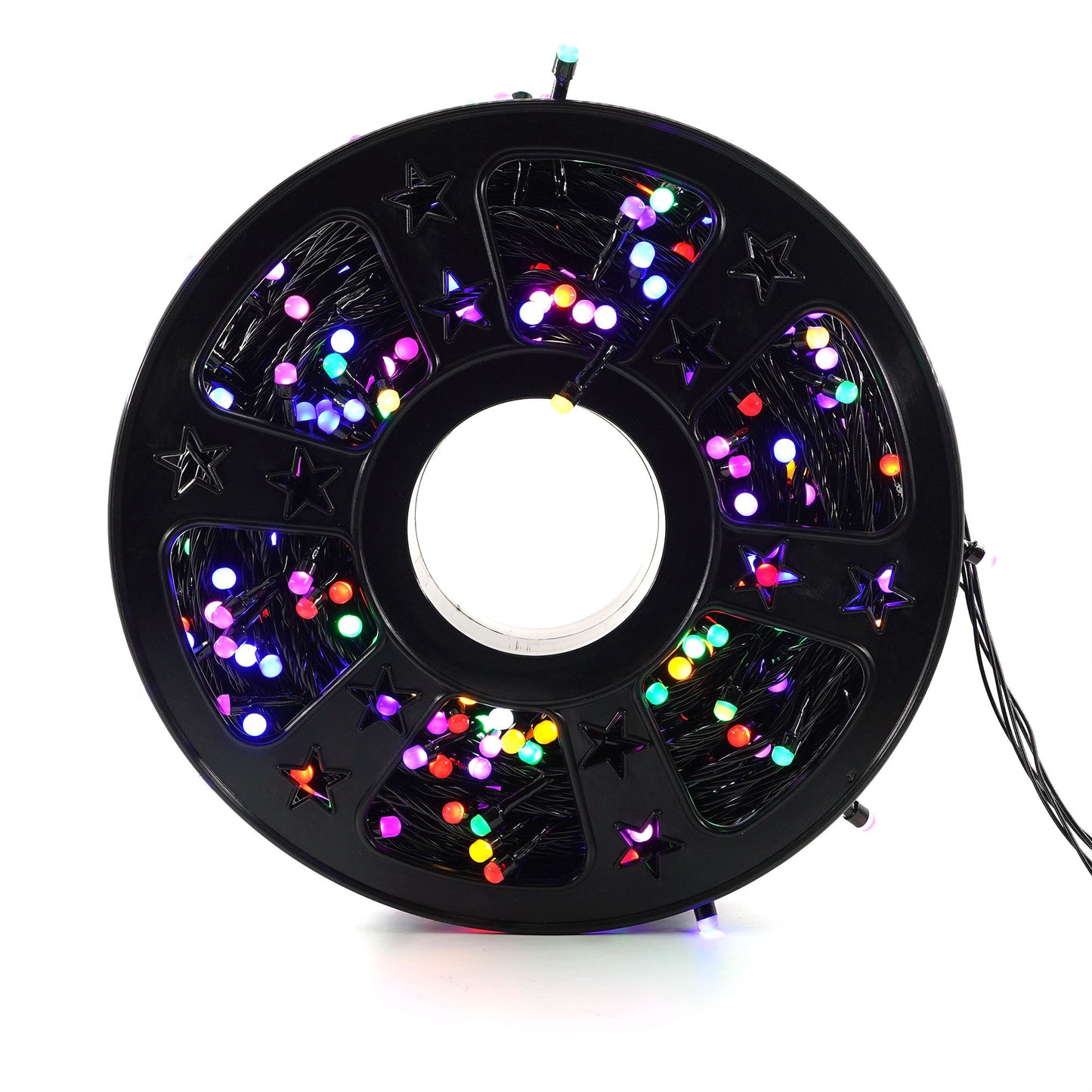 instalație de Crăciun Liniara 49 M , 498 LED , 8 jocuri de lumini , Protecție Anti-Inghet , Lumina Multicolora