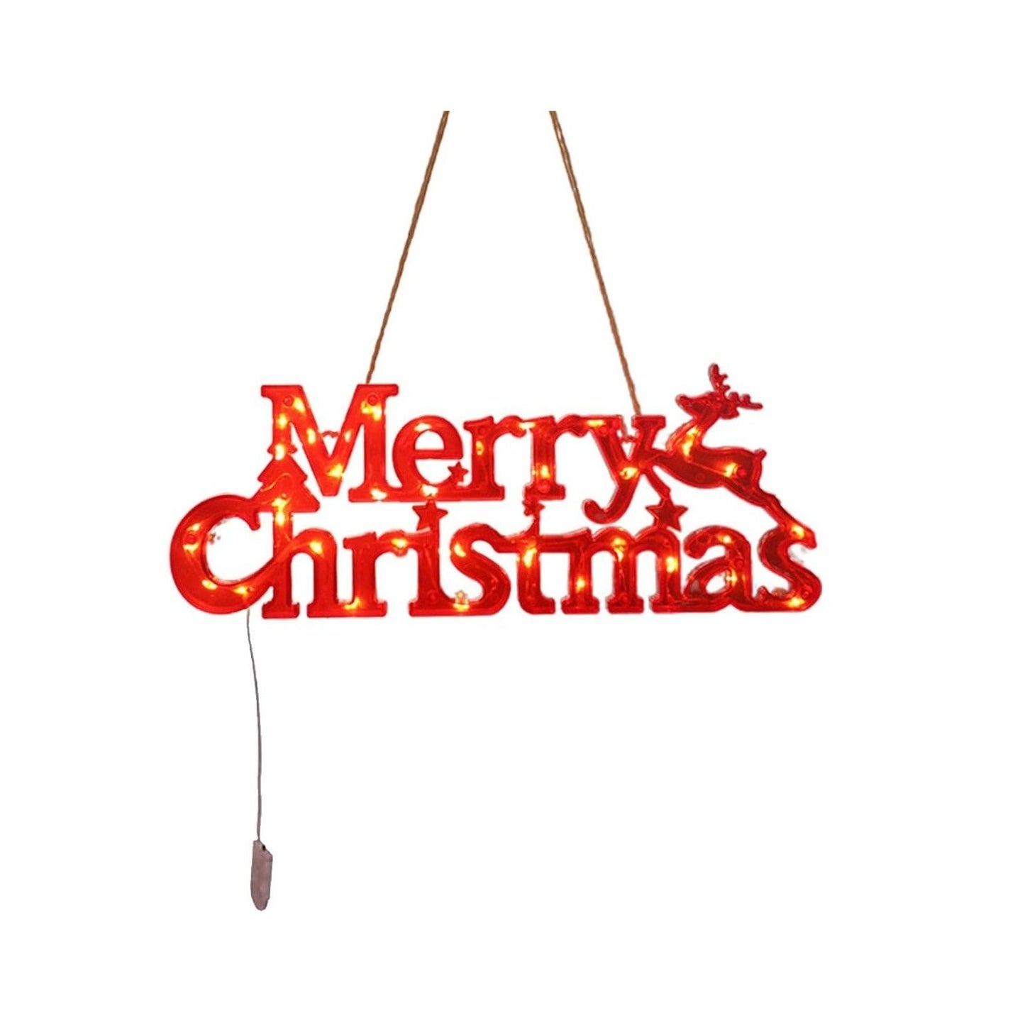 Instalație LED de Crăciun , Litere 3D "Merry Christmas"
