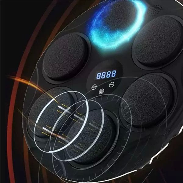 Jucărie de boxat 6 TINTE cu muzica si lumini , Bluetooth, încărcare usb , aplicare cu ventuze 46x46x8cm 2000 grame