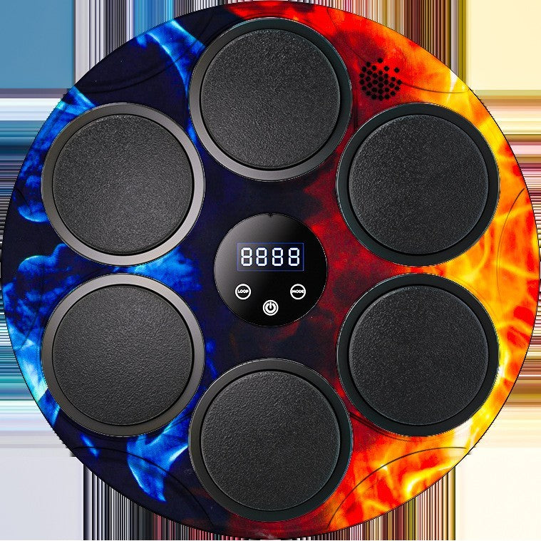 Jucărie de boxat 6 TINTE cu muzica si lumini , Bluetooth, încărcare usb , aplicare cu ventuze 46x46x8cm 2000 grame