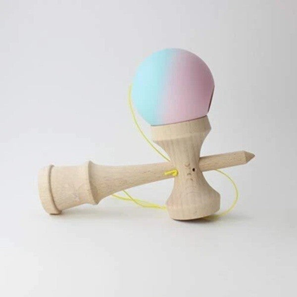 Jucărie KENDAMA din Lemn, 18 cm Gradient Albastru-Lila