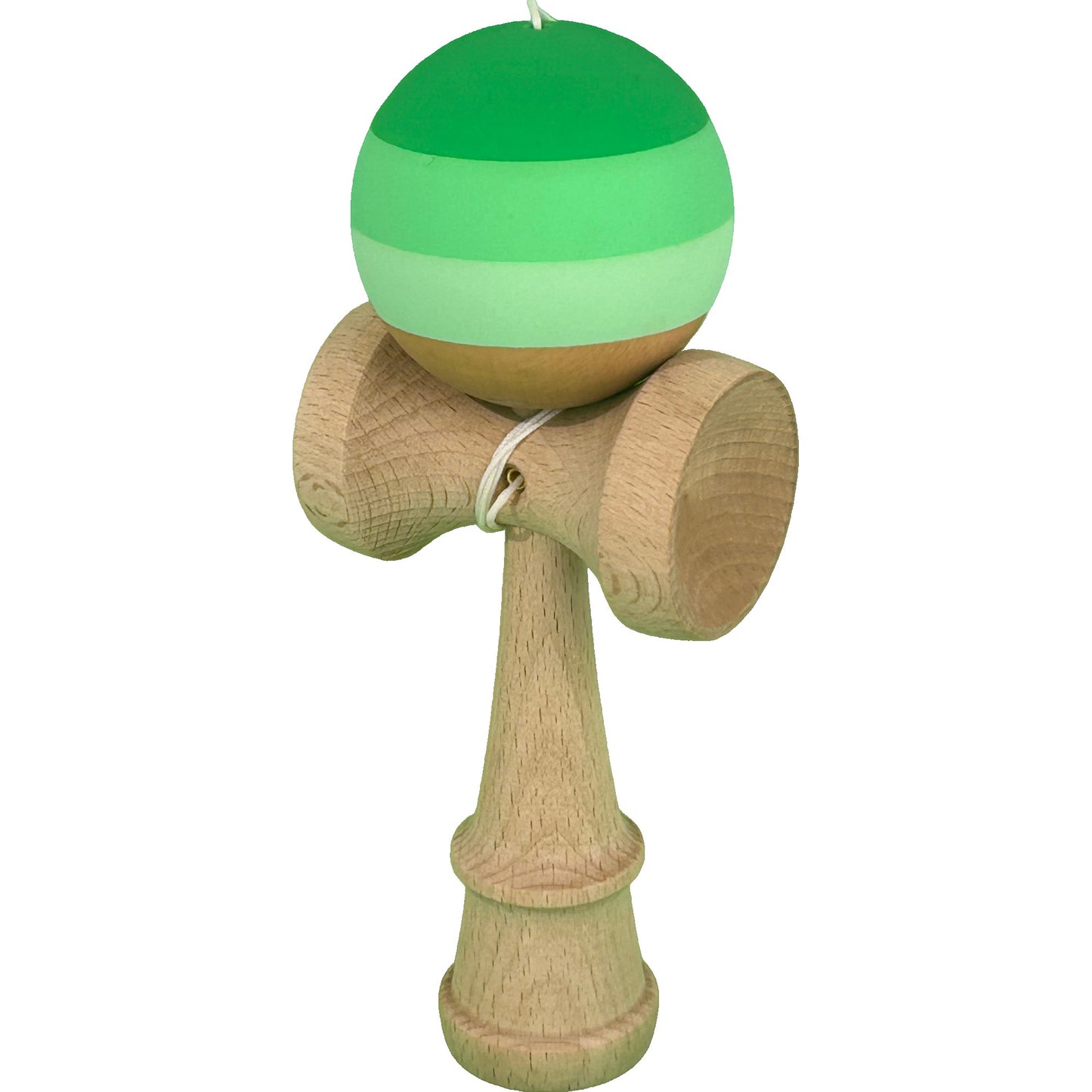 Jucărie KENDAMA din Lemn, 18 cm Multicolor Verde 3 nuanțe