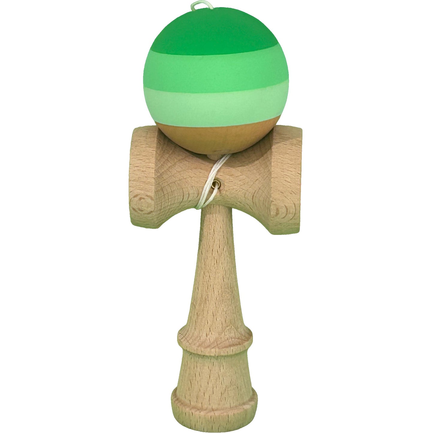 Jucărie KENDAMA din Lemn, 18 cm Multicolor Verde 3 nuanțe