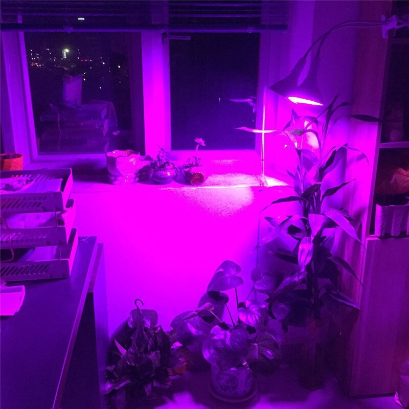 Lampa pentru creșterea plantelor de interior 290 LED uri , 2 culori.