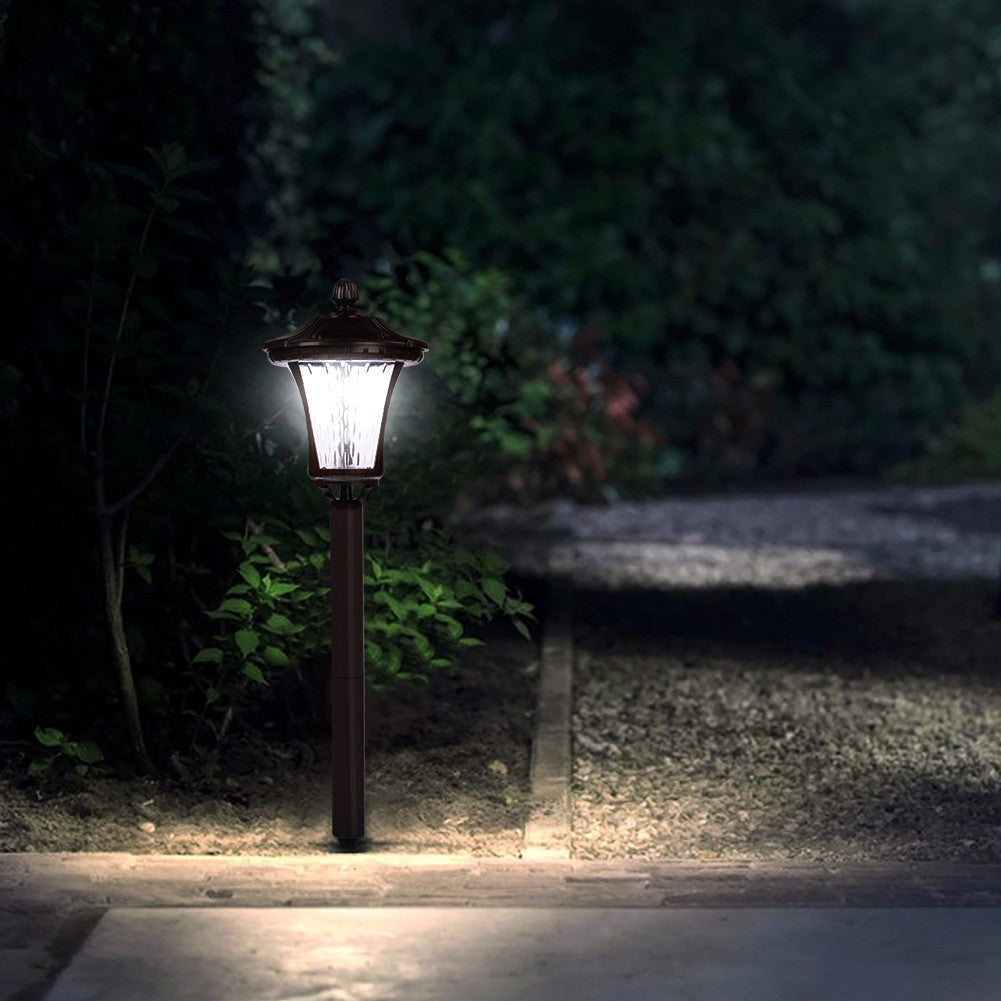 Lampa solara cu prindere in pământ , înălțime 65cm , Lumina Alb rece
