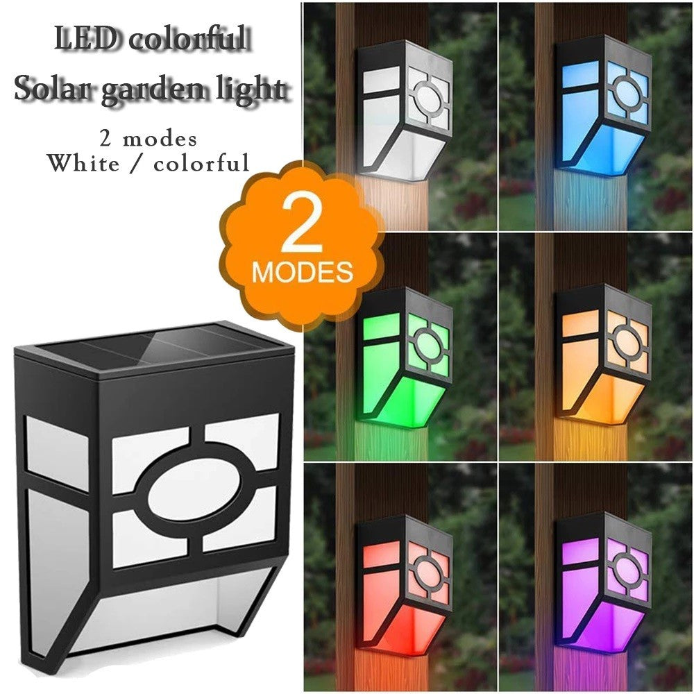 Lampa Solara cu senzor geometric , ip 65 , lumina colorată