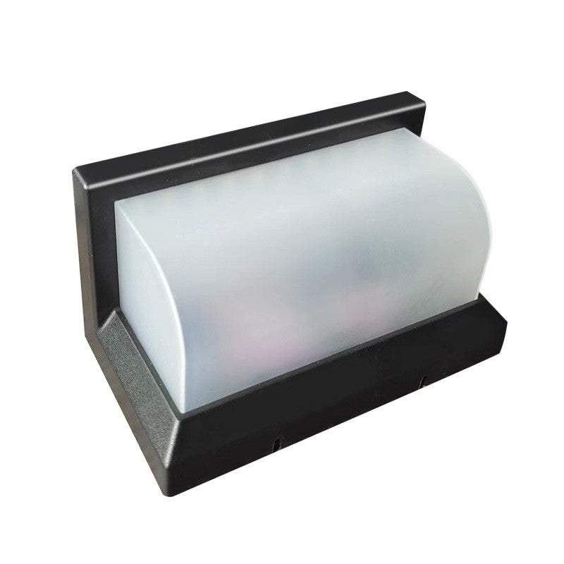 Aplica solara de exterior LED , 13,5x8cm , 150 lumeni , 60 LED uri, ip 65 , 3 trepte de lumina, senzor de lumina, forma de Arc , Lumina Alb Rece