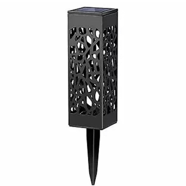 Lampa solara LED , tip felinar , pentru grădină , înălțime 28,5cm, Lumina Alb Rece