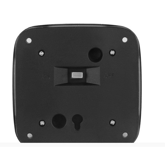 Lampa solara LED pentru grădină , 8 LED uri , prindere de perete sau împământare, ip65 , 9x9cm, Lumina Alb Rece
