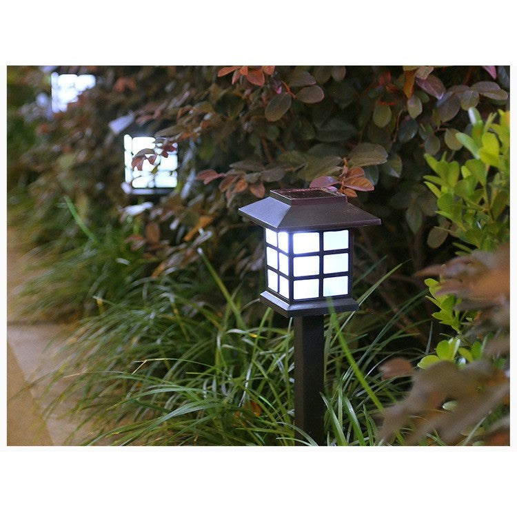 Lampa Solara LED pentru Grădină , tip Felinar , Lumina Alb Rece
