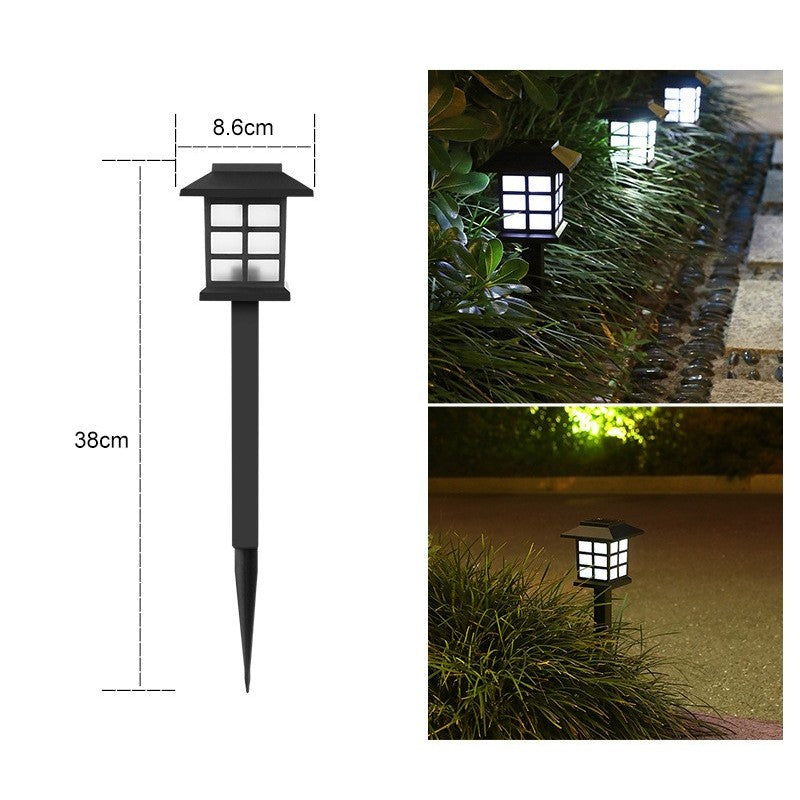 Lampa Solara LED pentru Grădină , tip Felinar , Lumina Alb Rece