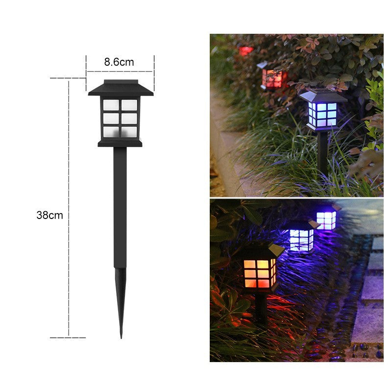 Lampa Solara LED pentru Grădină , tip felinar Lumina Multicolora