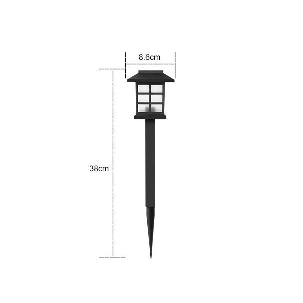 Lampa Solara LED pentru Grădină , tip felinar Lumina Roșie