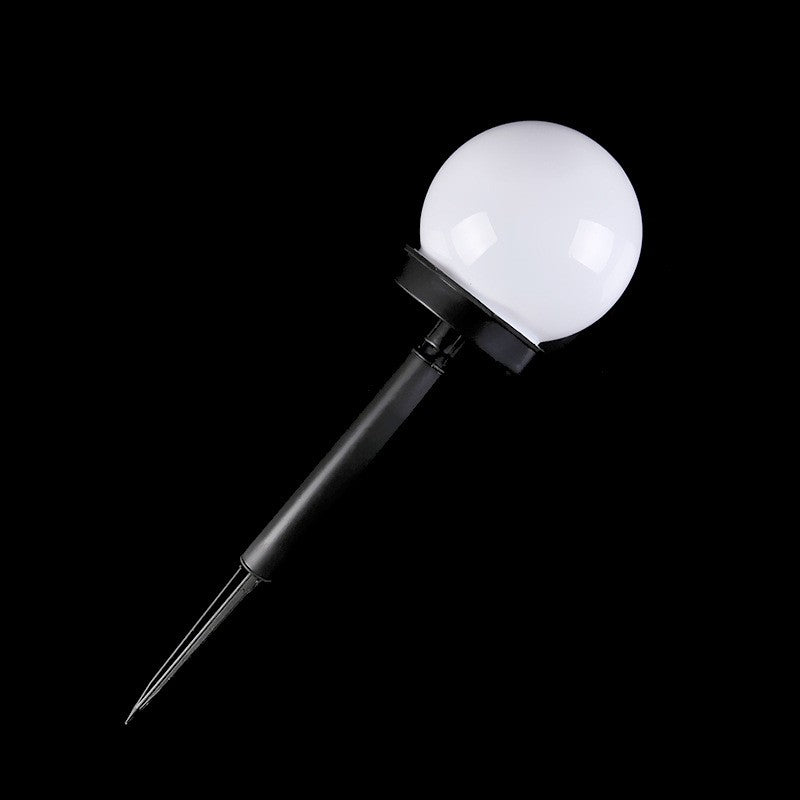 SET 2 Lămpi Solare LED, Sferice, Tip glob, Diametru 10 CM, Alb Rece