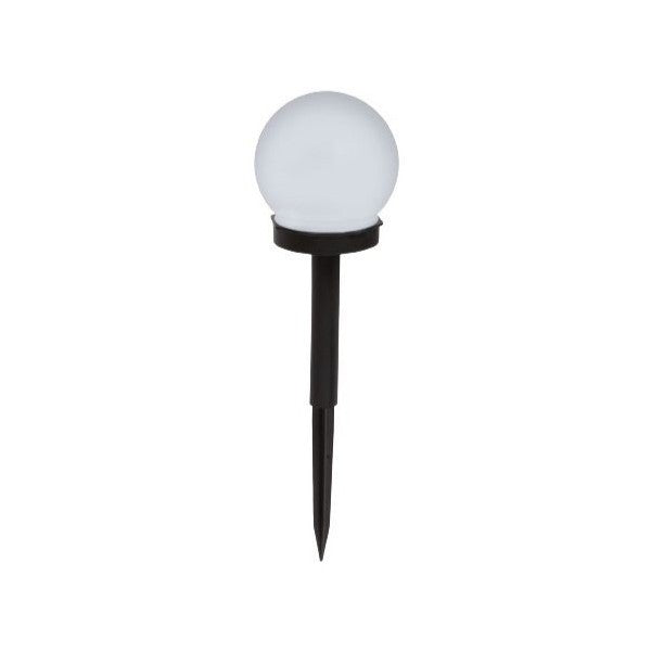 SET 2 Lămpi Solare LED, Sferice, Tip glob, Diametru 10 CM, Alb Rece