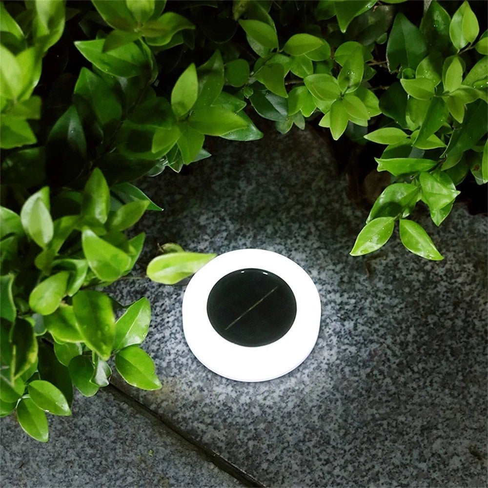 Lampa Solara LED, sub forma de cerc, pentru gazon sau grădină rezistenta la apa, Lumina Alb Rece