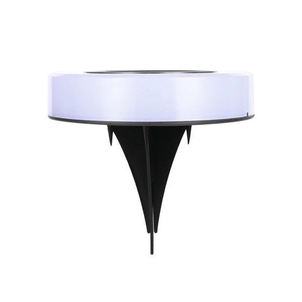 Lampa Solara LED, sub forma de cerc, pentru gazon sau grădină rezistenta la apa, Lumina Alb Rece