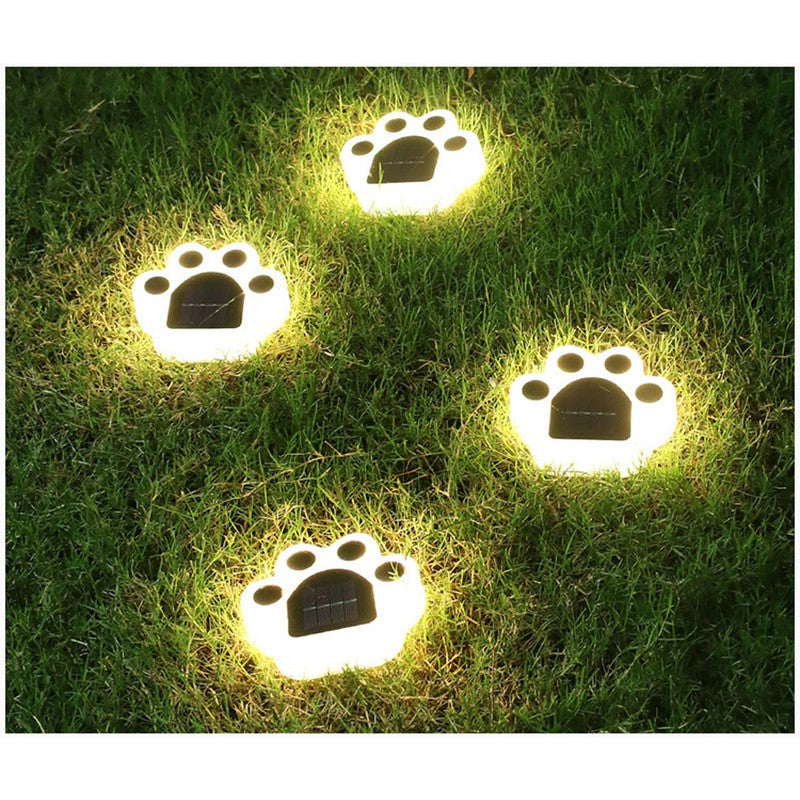 Lampa solara LED, tip laba de urs , pentru Gazon sau grădină, rezistenta la apa, Lumina Alb cald