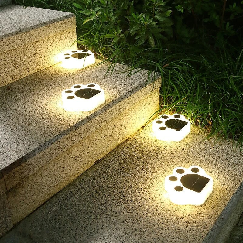 Lampa solara LED, tip laba de urs , pentru Gazon sau grădină, rezistenta la apa, Lumina Alb cald