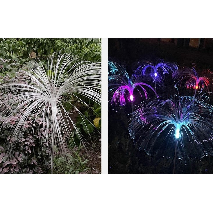 Lampa Solara Led Decorativă Pentru Grădină tip Meduza , înălțime 90 cm
