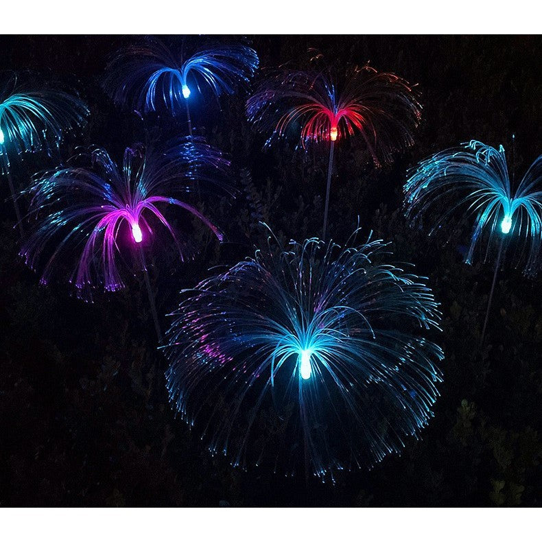 Lampa Solara Led Decorativă Pentru Grădină tip Meduza , înălțime 90 cm