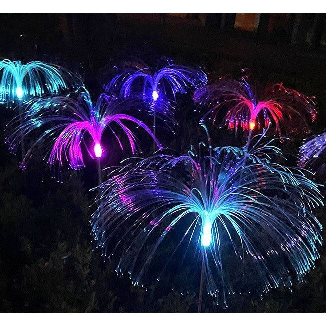 Lampa Solara Led Decorativă Pentru Grădină tip Meduza , înălțime 90 cm