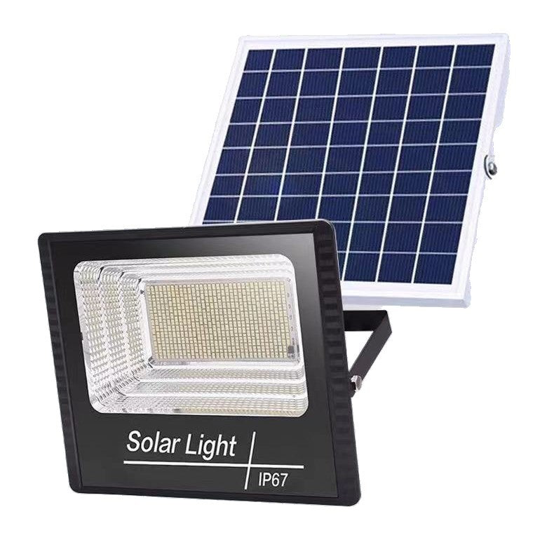 Lampa Solara Stradala, 220 LED, 100 W, cu panou solar si braț de fixare inclus