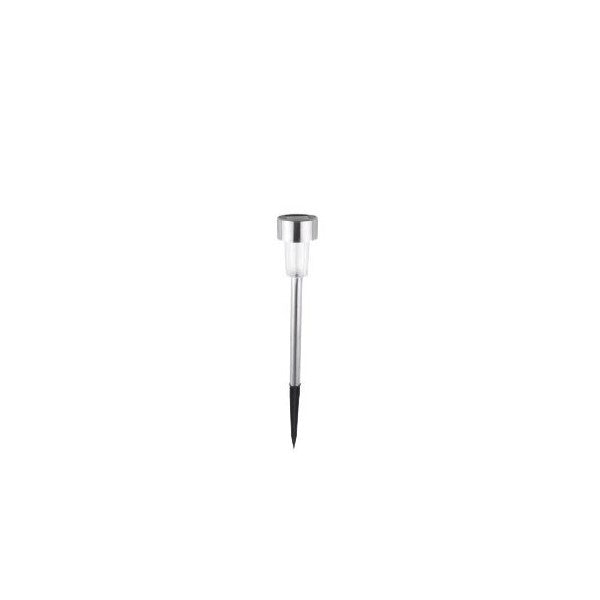 Lampa solara Led decorativa pentru gradina, Argintie, Lumina Alba