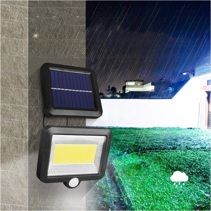 Lampa cu încărcare Solara cu senzor de prezenta, 100 LED, Prindere pe perete