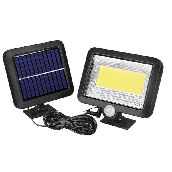 Lampa cu încărcare Solara cu senzor de prezenta, 100 LED, Prindere pe perete