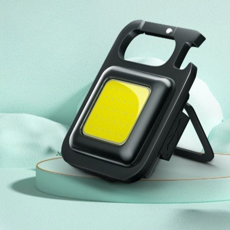 Lanterna de buzunar tip breloc, 30 LED-uri, Incarcare prin USB type C pentru exterior, Camping , Alpinism, Ciclism