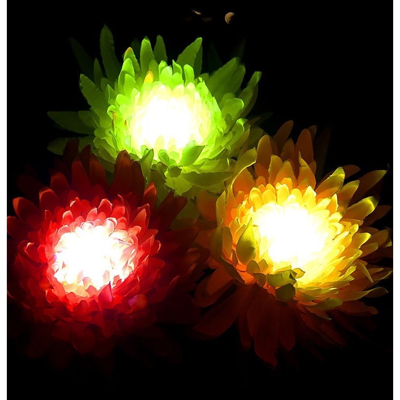 Lampa Solara Led Tip Crizantema , Inaltime 80 cm