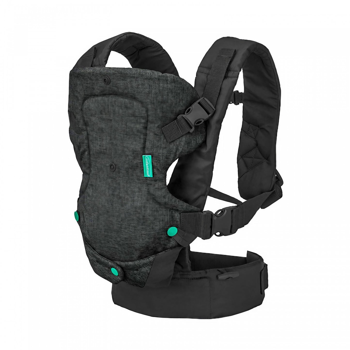 MARSUPIU ERGONOMIC, 4 IN 1, MULTIFUNCTIONAL, 4 POZITII, 6-36 LUNI, 3.5KG - 15 KG, NEGRU