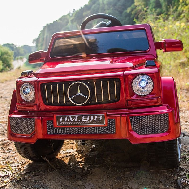 Mașină Electrică Pentru Copii 3-8 ani, Mercedes G Class, cu 2x Motoare, Baterie 12 V, Telecomandă