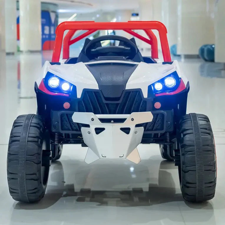 Masinuta electrica tip Buggy, telecomanda, intrare AUX(MP3)/USB, pentru 2 copii 3-7 ani, 2 motoare
