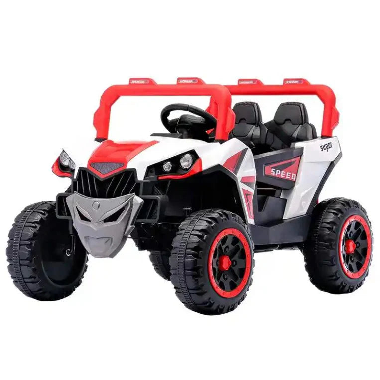 Masinuta electrica tip Buggy, telecomanda, intrare AUX(MP3)/USB, pentru 2 copii 3-7 ani, 2 motoare
