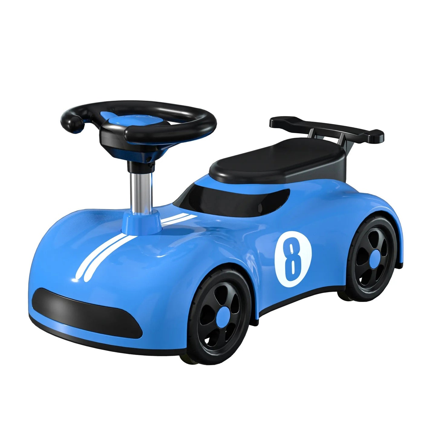 Mașină pentru Copii 1-3 ANI, pentru Împingere, cu Muzică și Bluetooth