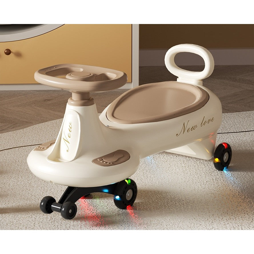 MASINUTA, 1-8 ANI, ROTIRE 360 GRADE, ANTI-RASTURNARE, ROTI SILENTIOASE, IMPINGERE, BLUETOOTH, 66 X 32 X 37 CM, BEJ
