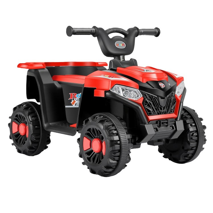 ATV CU ACUMULATOR, SISTEM ANTI-RASTURNARE, SISTEM DE LUMINI SI SUNET, 2-5 ANI, 70 X 43 X 48 CM, ROSU