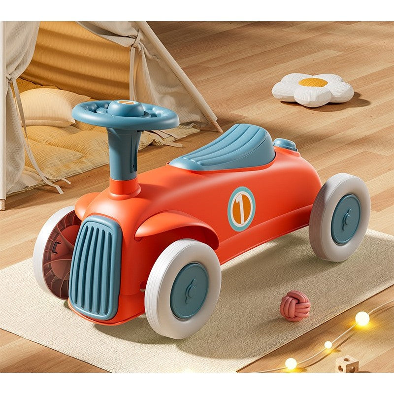 Masinuta Ride-On, cu Sistem Anti-Rasturnare, Claxon pe Volan, 1-6 Ani, 60 x 28 x 34 cm