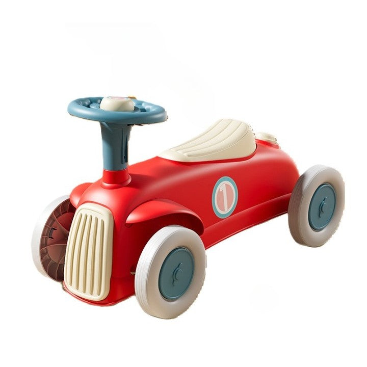 Masinuta Ride-On, cu Sistem Anti-Rasturnare, Claxon pe Volan, 1-6 Ani, 60 x 28 x 34 cm