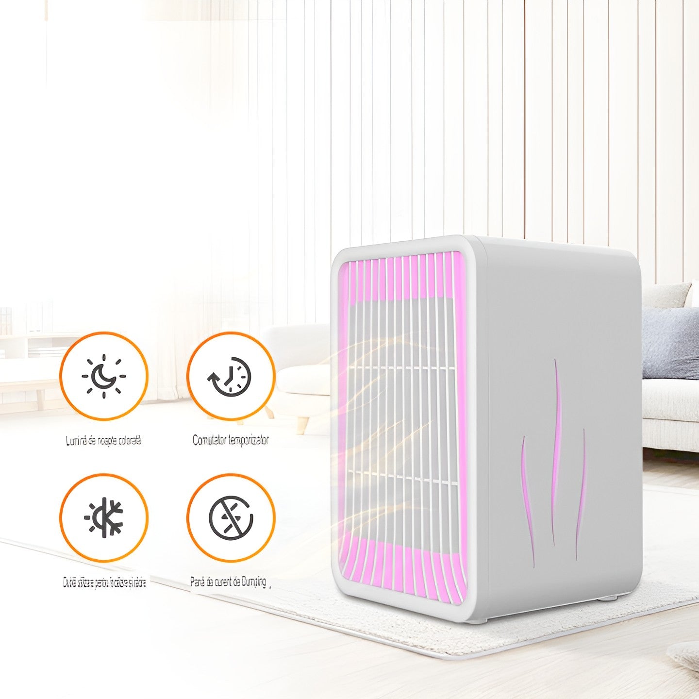 Mini Incalzitor pentru Birou - Incalzire si Racire 1000-1200W