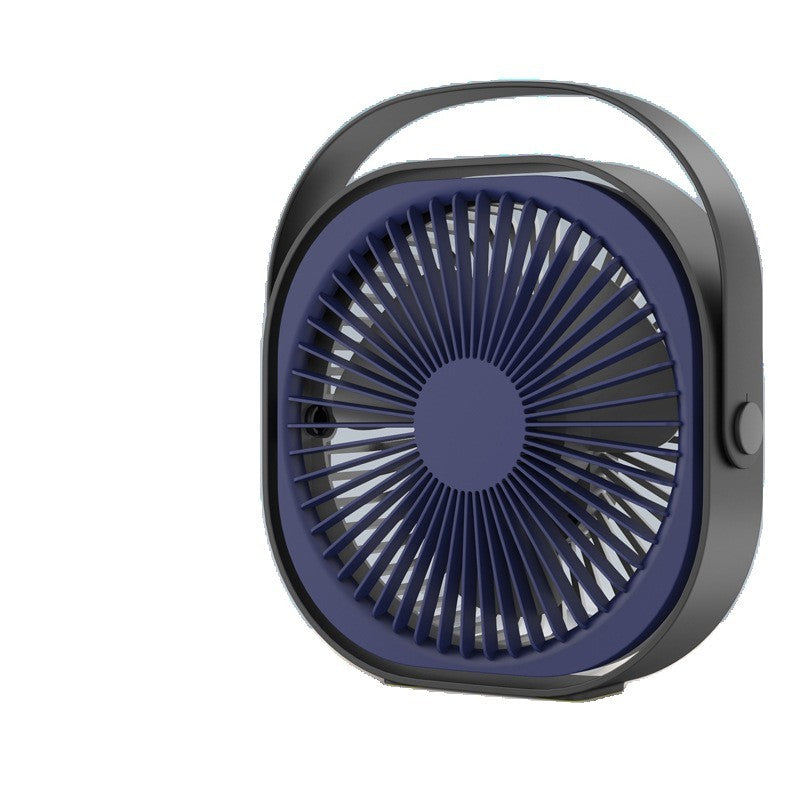 Mini Ventilator USB Maison Elise – Birou, Rotire 360°, 3 Viteze, Design Pisicuță, Albastru