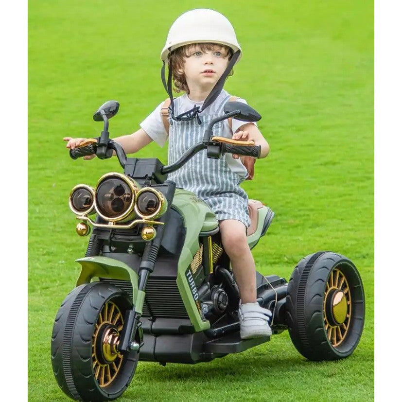 Motocicleta electrica 4-8 ani Verde